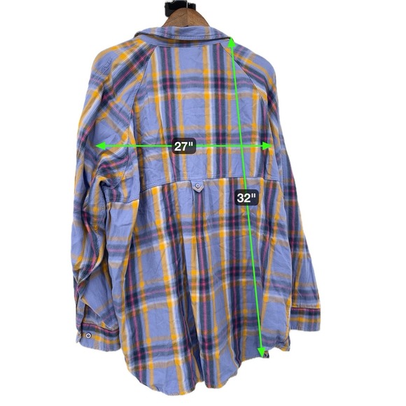 The North Face Shirt Flannel Camp Multicolor Long Sleeve 3X Gorpcore Button down - Picture 3 of 10